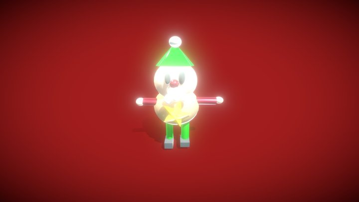 Jumping Down 3D Model