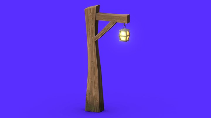 Lantern pole 3D Model