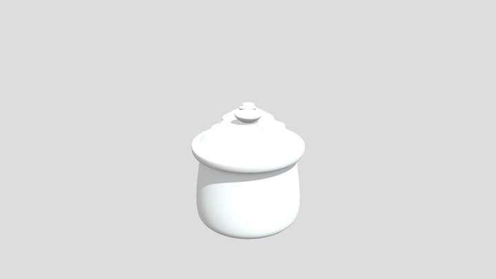 Countertop Pots 3D Model