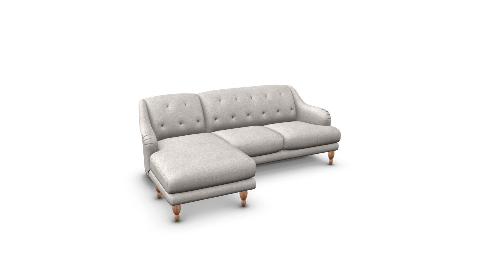 Ariana LHF Chaise End Corner Sofa, Chic Grey