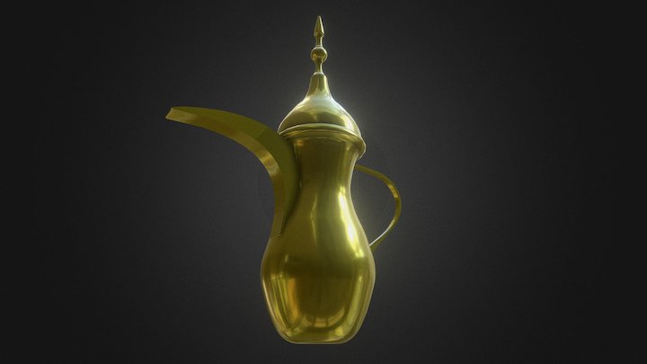 Coffee pot 3ds 3D Model