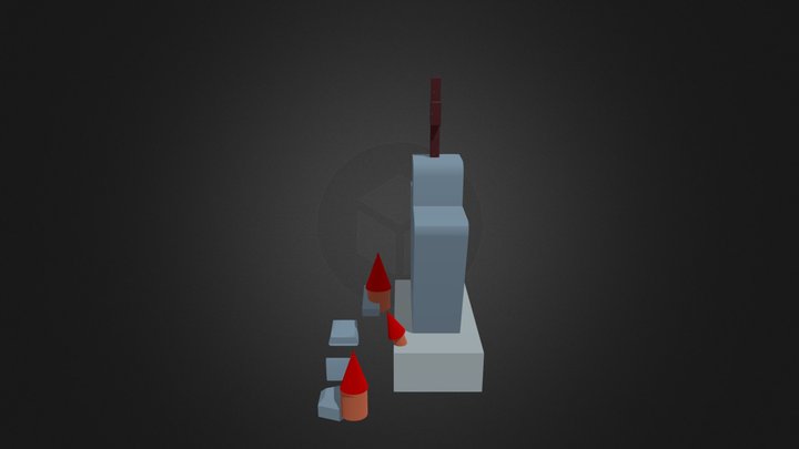 ExportedTombstone 3D Model