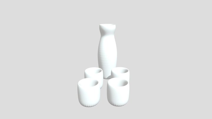แจกัน029 3D Model