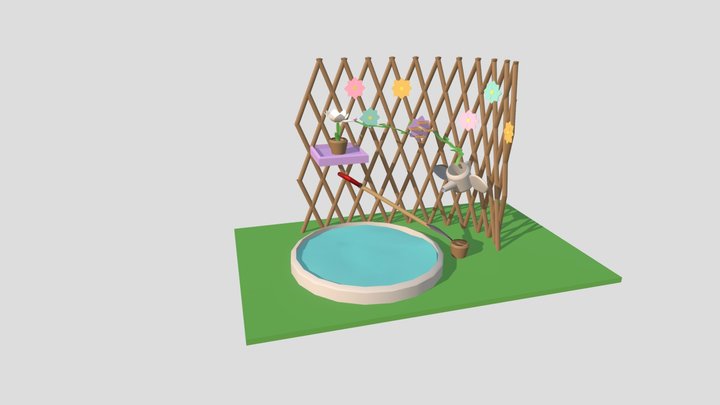 Flower Marble Madness 3D Model