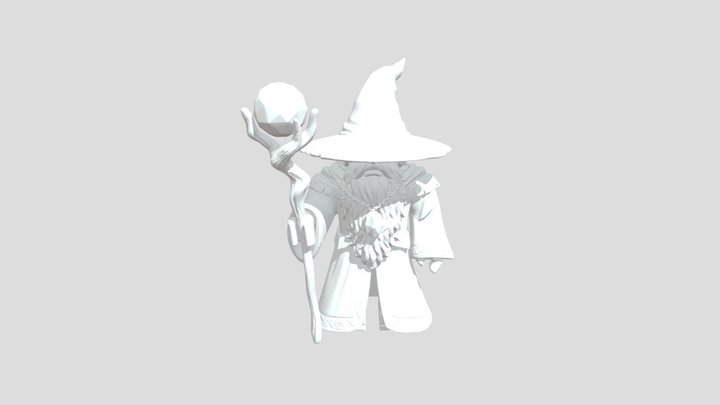 Wizard of the Enchanted Forest 3D Model
