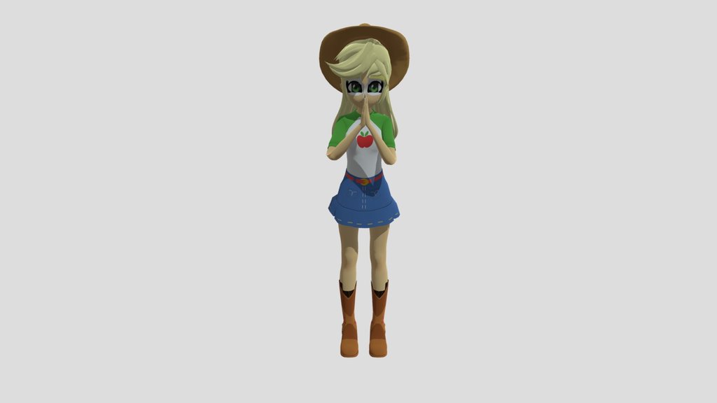 Applejack praying