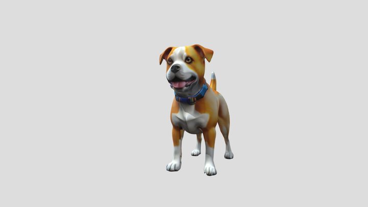 Dog For Free 3D Model