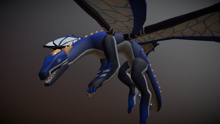 Hive-Nightwing dragon - Halo 3D Model