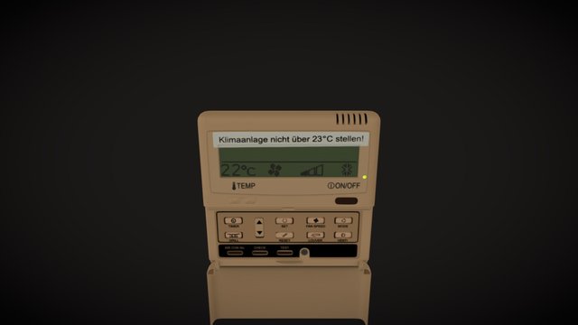 Air Conditioner Controller 3D Model