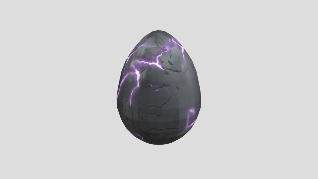 Crackling Violet Egg