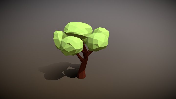 Tree Low-poly 3D model 3D Model