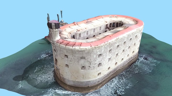 Fort Boyard, France 3D Model