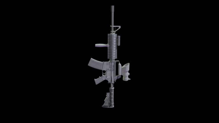 Rifle model 3D Model