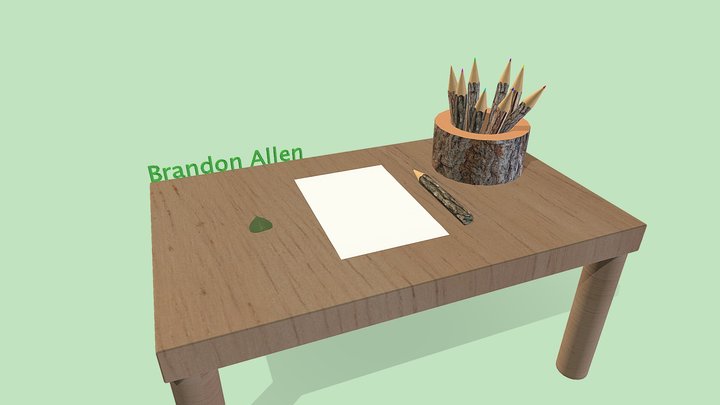 Drawing a Leaf 3D Model