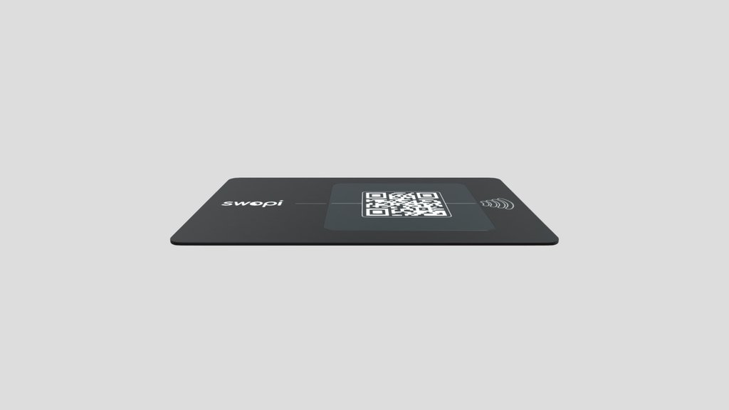 Card With Nfc Chip And Qr Code