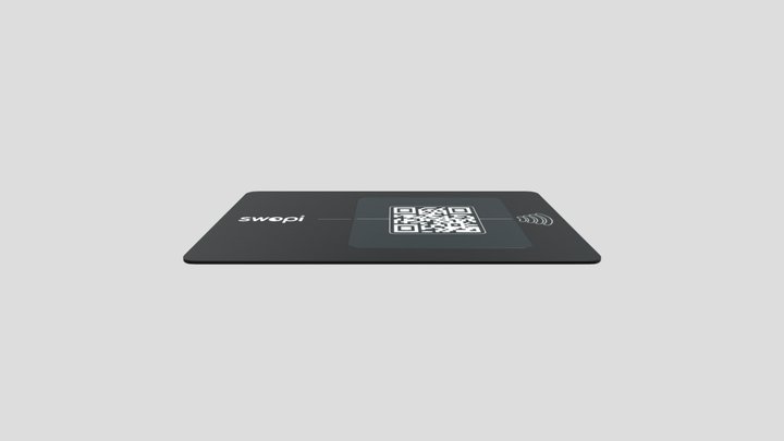 Card With Nfc Chip And Qr Code