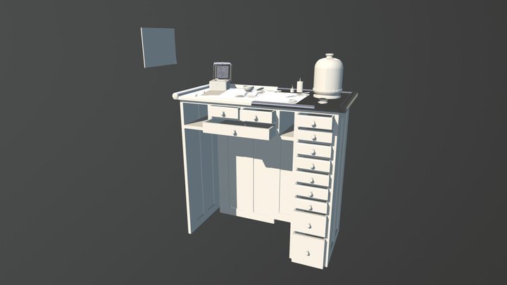 Antique Watch Makers Room AIE February 2017 3D Model