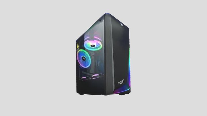 Unsur Dalam CPU Komputer 3D Model