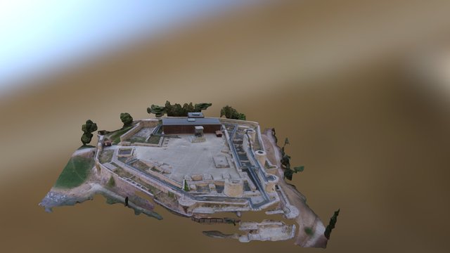 Castillo de Burgos 3D Model