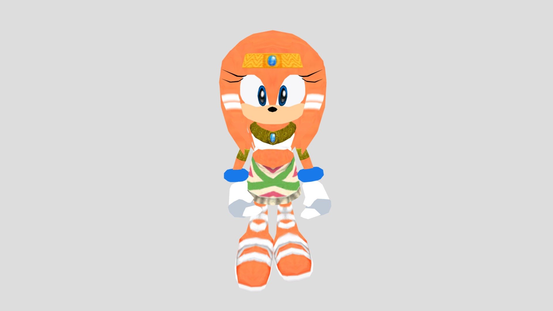 Tikal Sonic Adventure 2 Battle Download Free 3d Model By