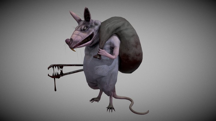 Le Petit Rat 3D Model