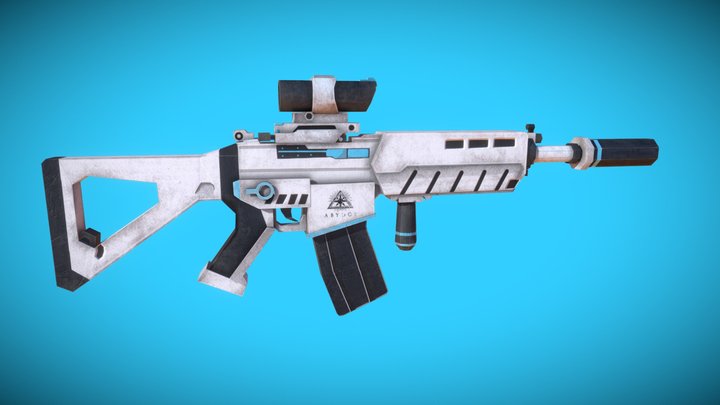 Shiroko Gun 3D Model