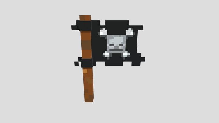 Pirate flag 3D Model