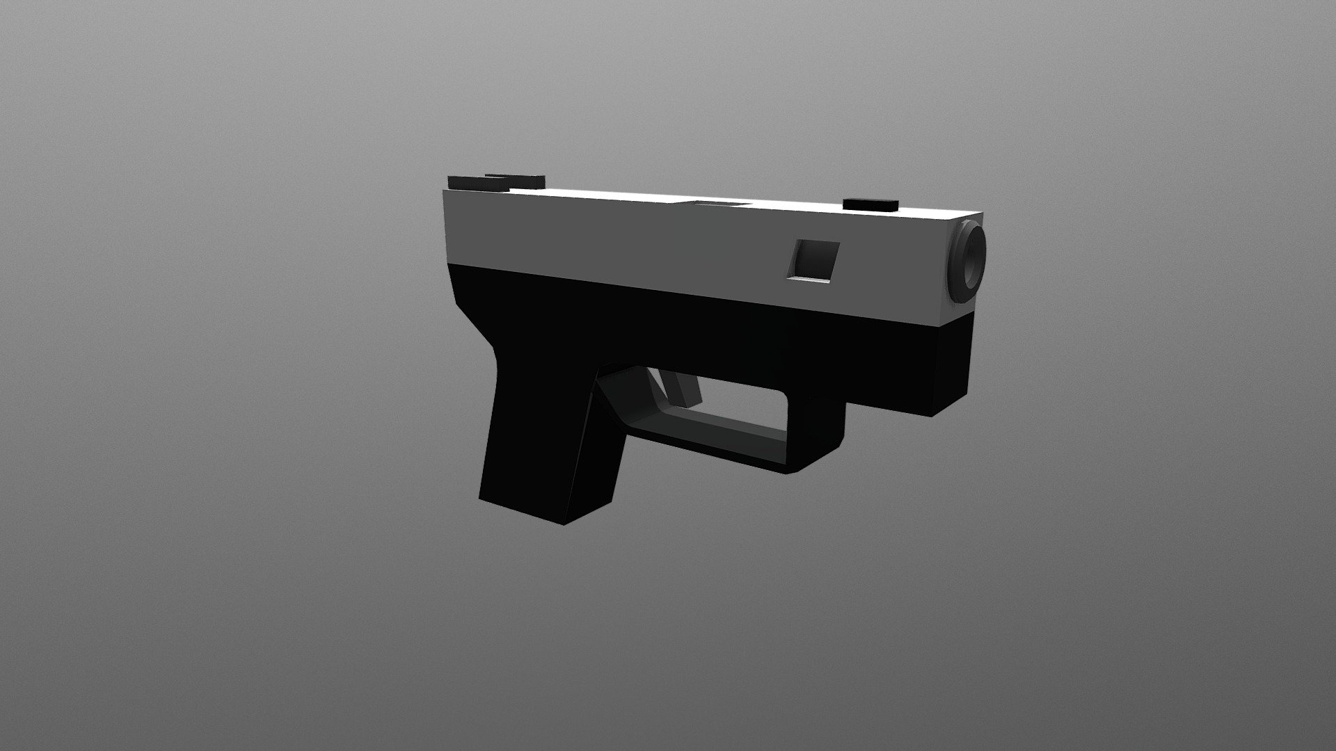 Low Poly Glock - Download Free 3D model by Ben (@578516) [4bef308 ...