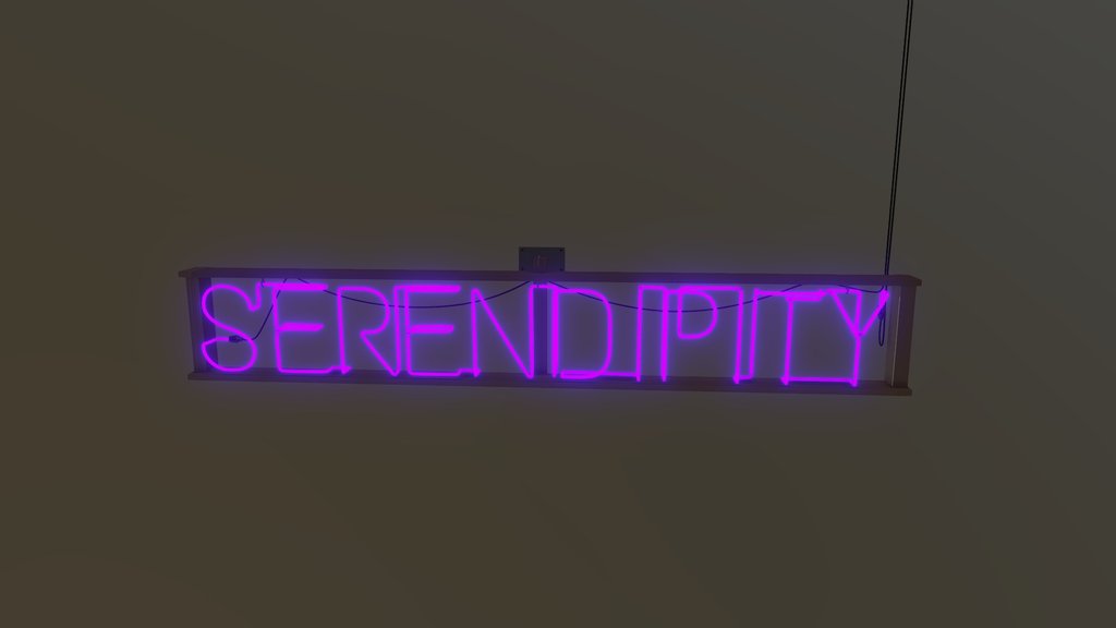 Neon Serendipity Sign