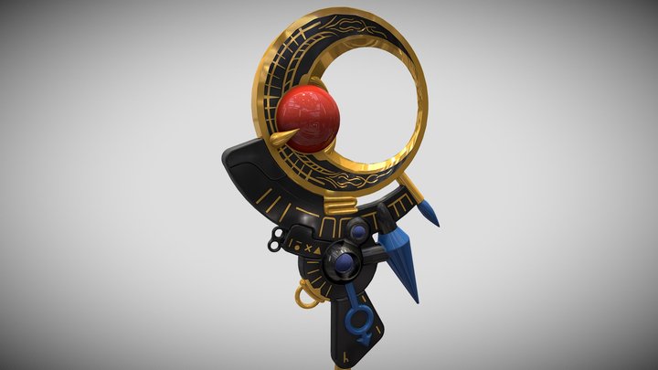 Power Rangers Rita Repulsa Staff Replica 3D Model
