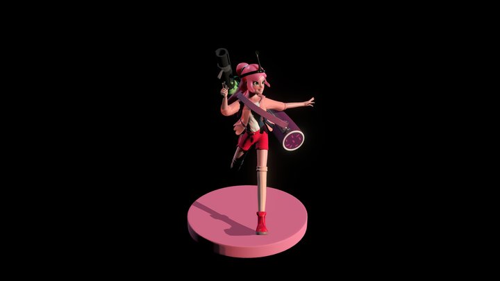 Princess Bubblegum Sketchfab 3D Model