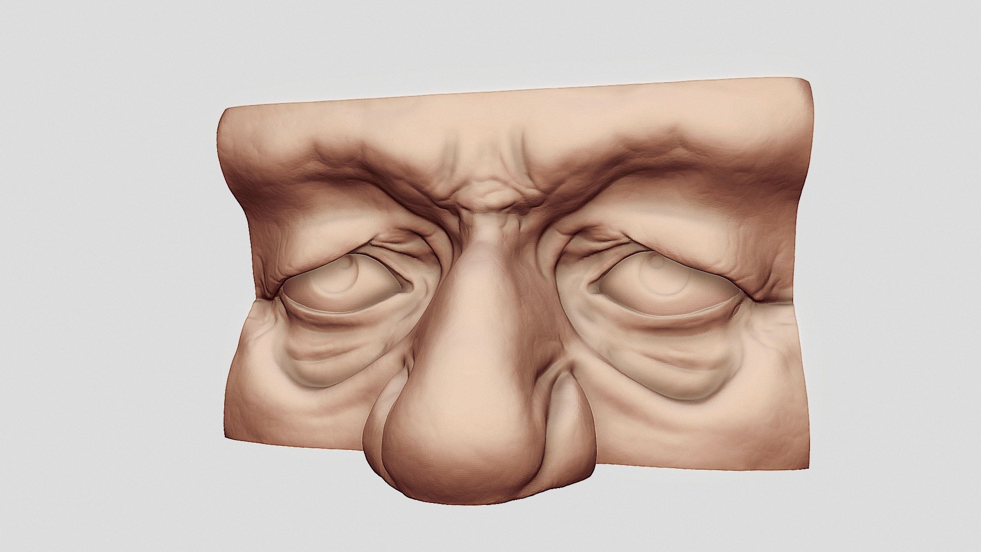 Droopy Old Man Eyes Sculpt