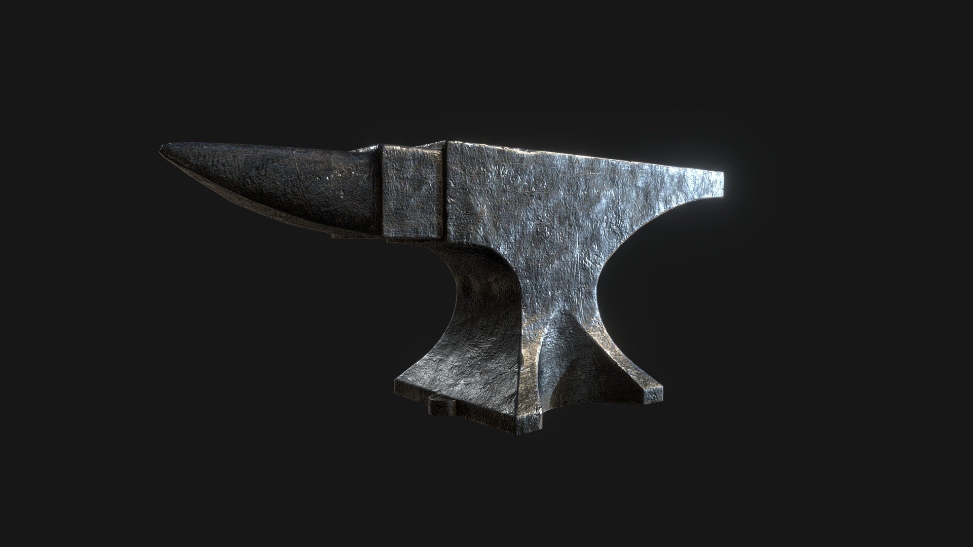 Blacksmith's Anvil - Black