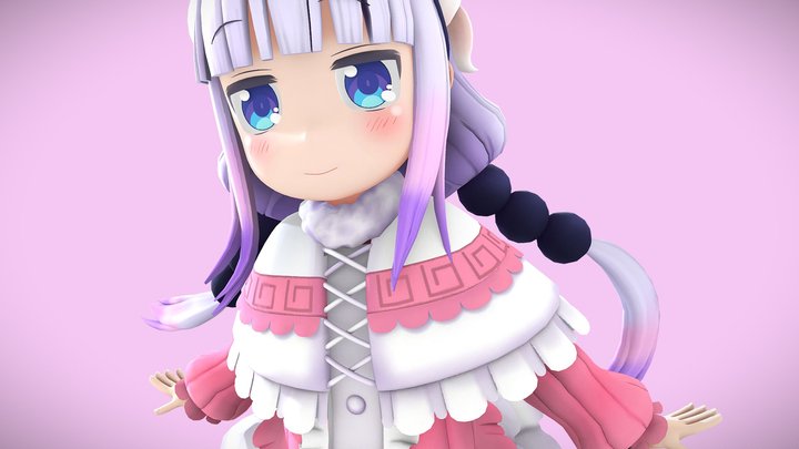 Kanna  (Miss Kobayashi's Dragon Maid) 3D Model