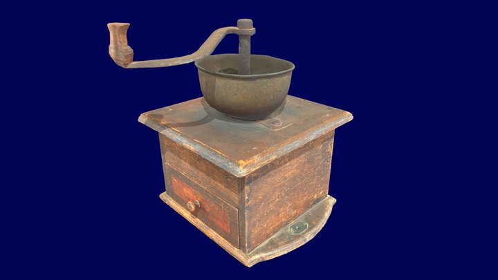 Coffee grinder (koffiemolen) ZR1961-VII4 3D Model