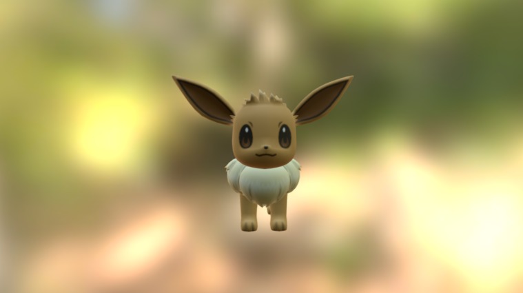 pokemon xy Eevee - 3D model by TheWhiteEevee12 [4bf3957] - Sketchfab