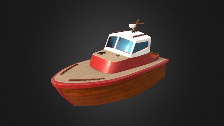 Toy ship 3D Model