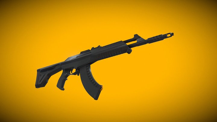 gun valorant vandal 3D Model