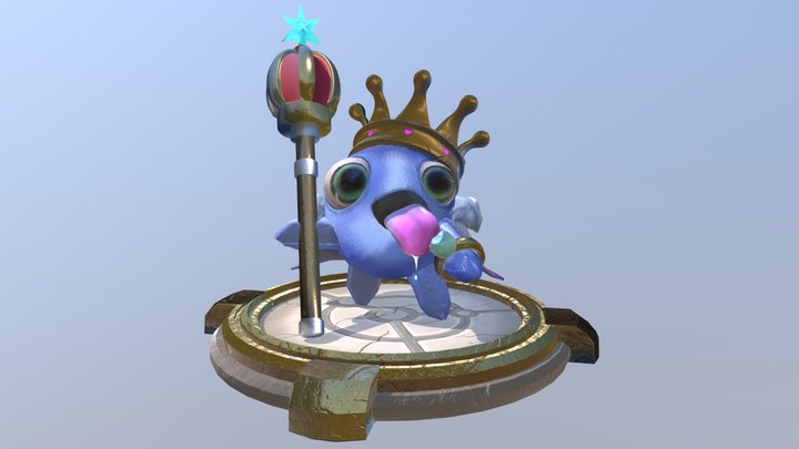 King Puff - Fan Art 3D Model