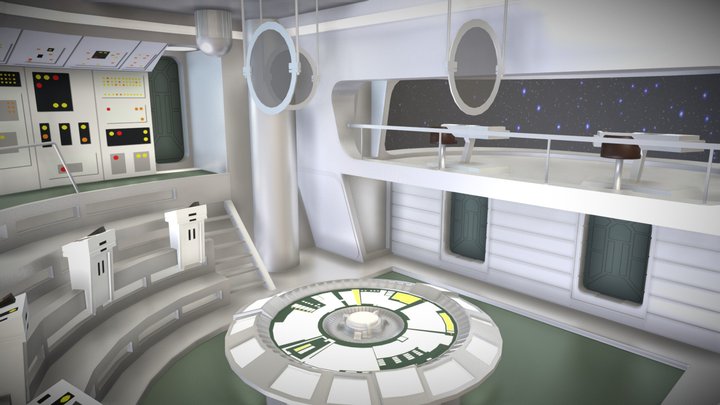 Star Wars: Home One Briefing Room 3D Model