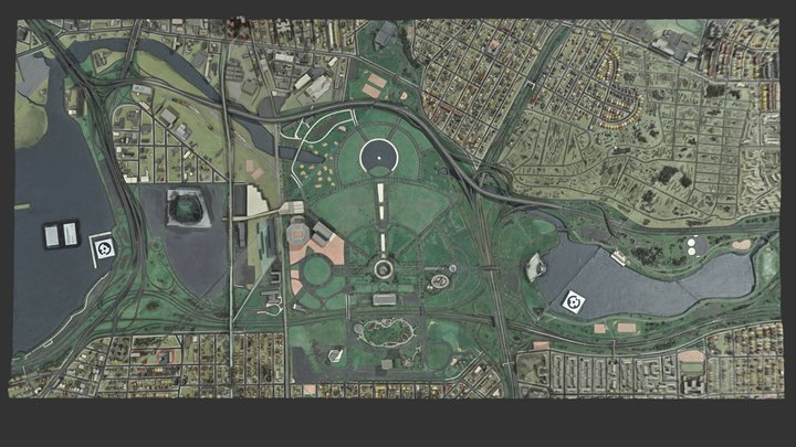 State Pavilion 210K 1tx 3D Model