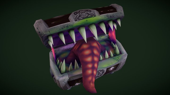 Treasure Chest? Chester the Mimic 3D Model