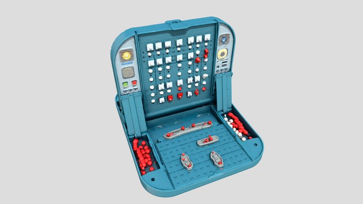 Battleship vs Aliens - board game – Gratis 3D-model STL