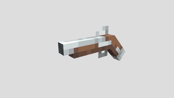 Flintlock Pistol 3D Model