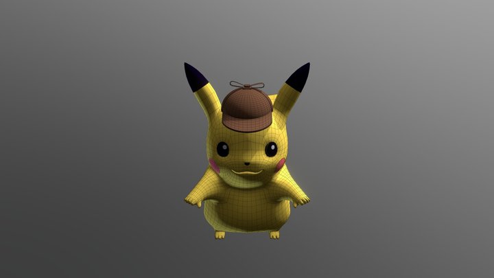 Detective Pikachu 3D Model