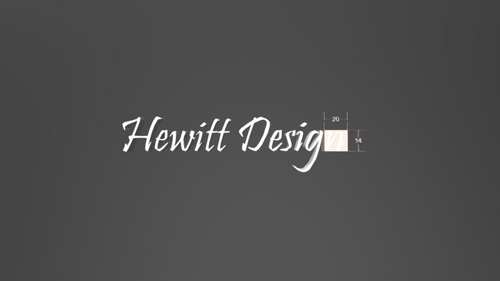 Hewittdesigntext 3D Model