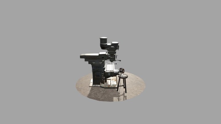Milling Machine 3D Model