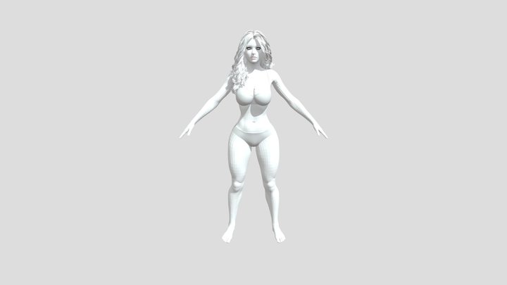Beautiful Woman Rigged Model - Laila 3D Model