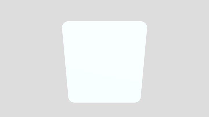 Triangle Support for raising 3D scan object 3D Model