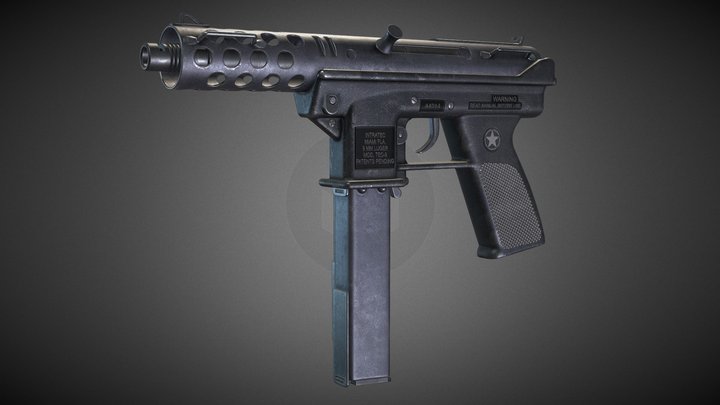 TEC-9 3D Model